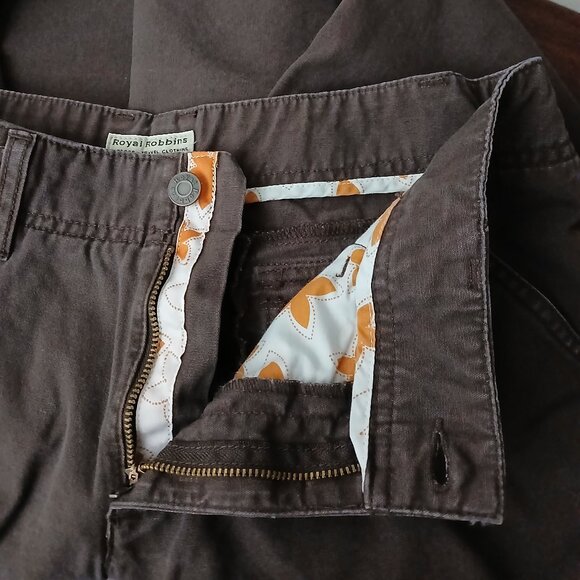 Royal Robbins Cargo Pants Size 10 Brown - Picture 6 of 8